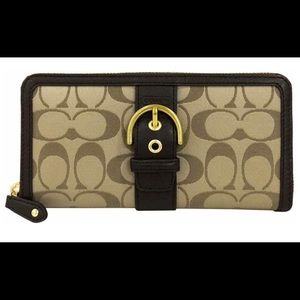 COPY - Coach Campbell Accordian Zip Wallet